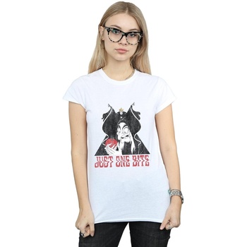 Vêtements Femme T-shirts manches longues Disney Snow White Just One Bite Blanc