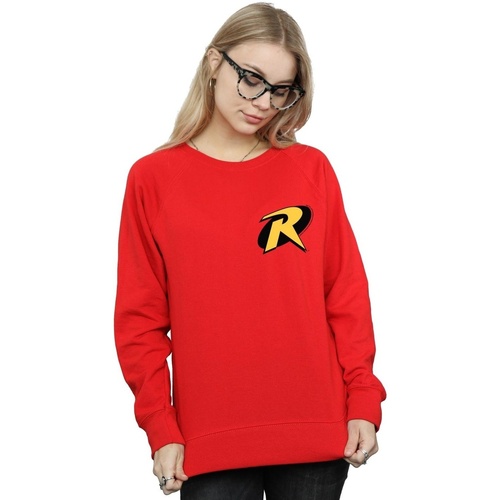 Vêtements Femme Sweats Dc Comics Batman Robin Logo Rouge