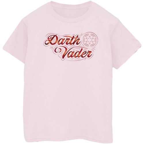 Vêtements Femme T-shirts & Polos Disney Obi-Wan Kenobi Darth Vader Ribbon Font Rouge