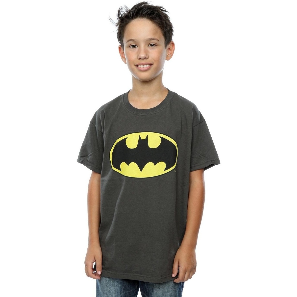 Vêtements Garçon T-shirts manches courtes Dc Comics Batman Logo Multicolore