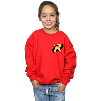 Vêtements Fille Sweats Dc Comics Batman Robin Logo Rouge