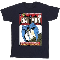 Vêtements Homme T-shirts manches longues Dc Comics Running Batman Cover Bleu