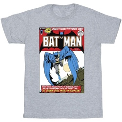 Vêtements Homme T-shirts manches longues Dc Comics Running Batman Cover Gris