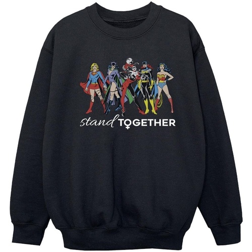 Vêtements Fille Sweats Dc Comics Women Of DC Stand Together Noir