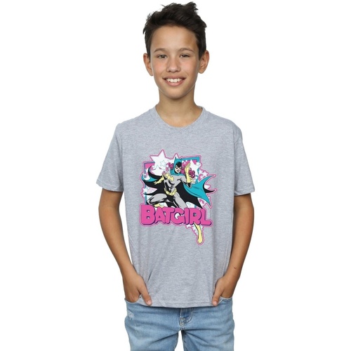 Vêtements Garçon T-shirts manches courtes Dc Comics Batgirl Leap Gris