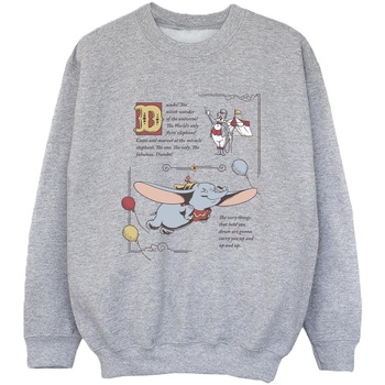 Vêtements Garçon Sweats Disney Dumbo Story Book Page Gris