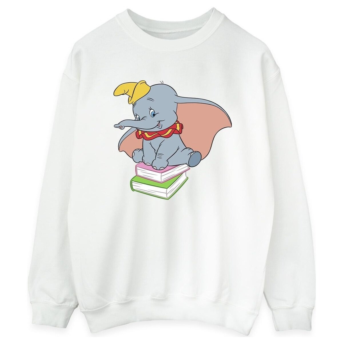 Vêtements Femme Sweats Disney Dumbo Sitting On Books Blanc