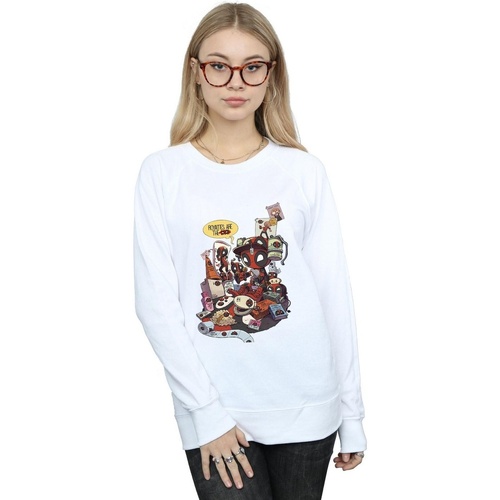 Vêtements Femme Sweats Marvel Deadpool Merchandise Royalties Blanc