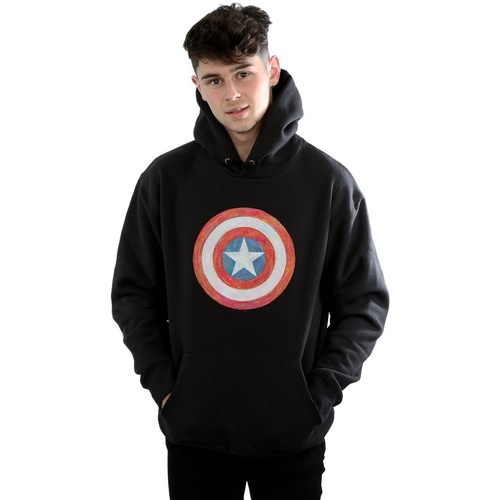 Vêtements Homme Sweats Marvel Captain America Sketched Shield Noir