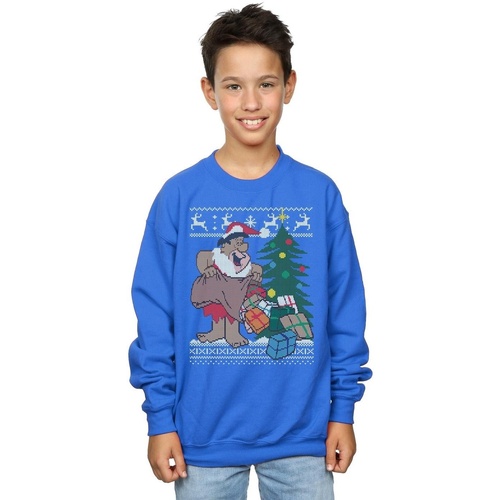 Vêtements Garçon Sweats The Flintstones Christmas Fair Isle Bleu