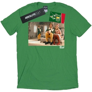 Vêtements Garçon T-shirts manches courtes Elf Family Vert