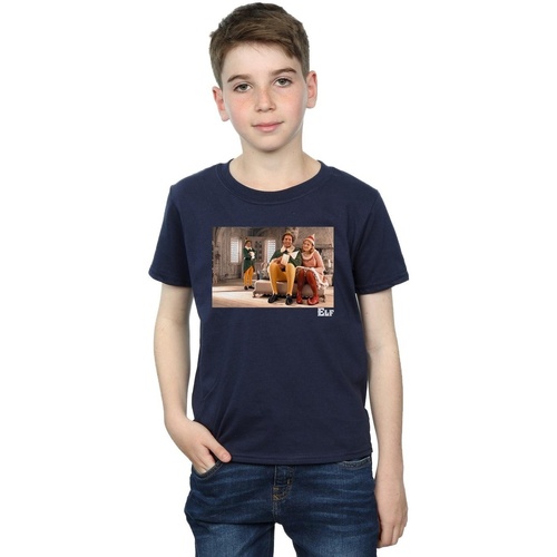 Vêtements Garçon T-shirts manches courtes Elf Family Bleu