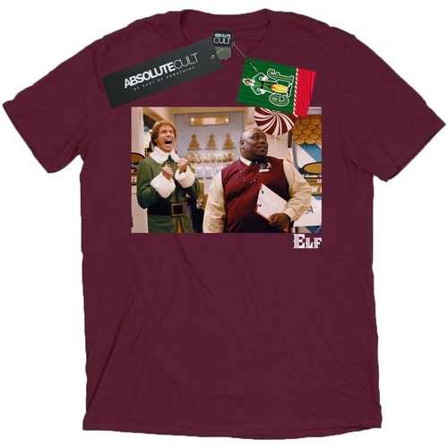 Vêtements Garçon T-shirts manches courtes Elf Christmas Store Cheer Multicolore
