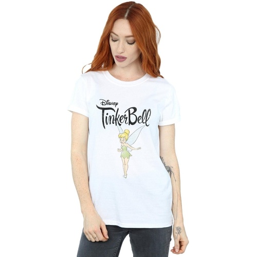 Vêtements Femme T-shirts manches longues Disney Tinker Bell Flying Tink Blanc