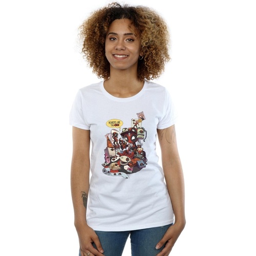 Vêtements Femme T-shirts manches longues Marvel Deadpool Merchandise Royalties Blanc