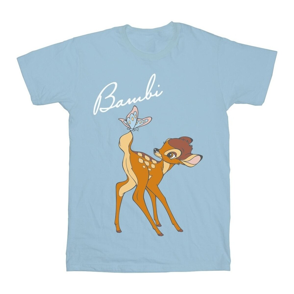 Vêtements Femme T-shirts manches longues Disney Bambi Butterfly Tail Bleu