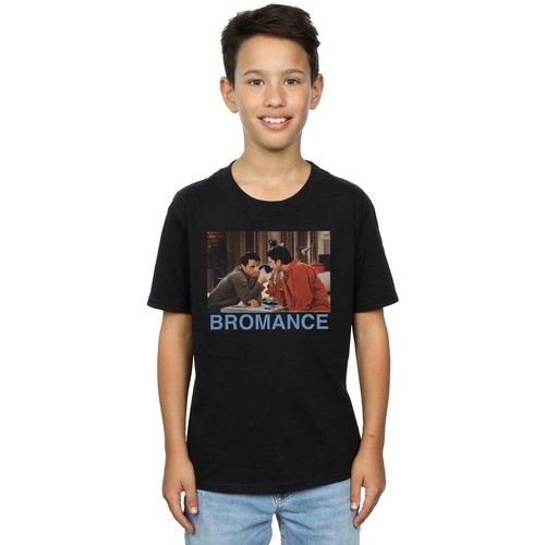 Vêtements Garçon T-shirts manches courtes Friends Joey And Ross Bromance Noir