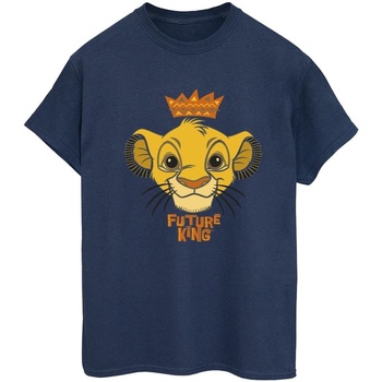 Vêtements Femme T-shirts manches longues Disney The Lion King Future King Bleu