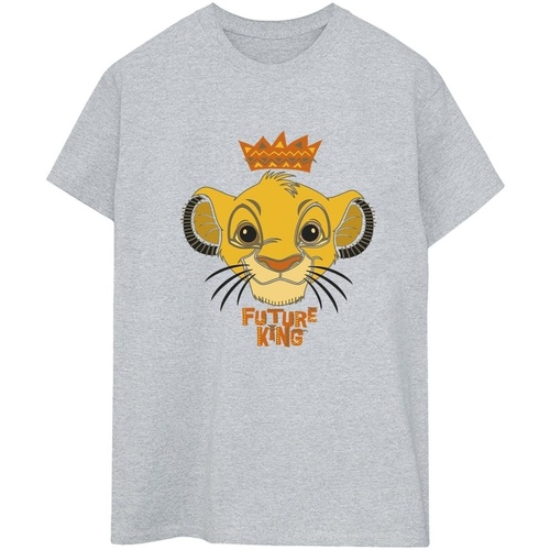 Vêtements Femme T-shirts manches longues Disney The Lion King Future King Gris