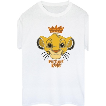 Vêtements Femme T-shirts manches longues Disney The Lion King Future King Blanc