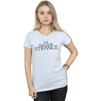 Vêtements Femme T-shirts manches longues Marvel Doctor Strange Logo Gris