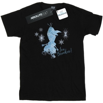 Vêtements Garçon T-shirts manches courtes Disney Frozen 2 Olaf Ice Breaker Noir