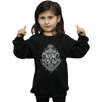 Vêtements Fille Sweats Harry Potter T-shirts manches longues Noir