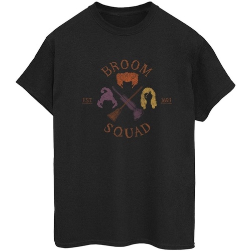 Vêtements Femme T-shirts manches longues Disney Hocus Pocus Broom Squad 93 Noir