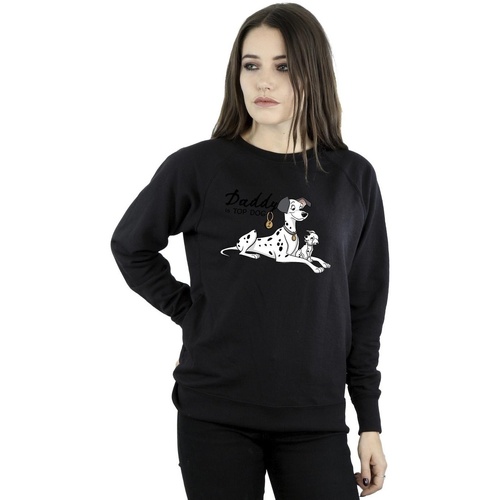 Vêtements Femme Sweats Disney 101 Dalmatians Top Dog Noir