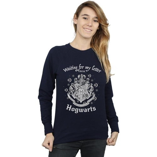 Vêtements Femme Sweats Harry Potter Hogwarts Waiting For My Letter Bleu