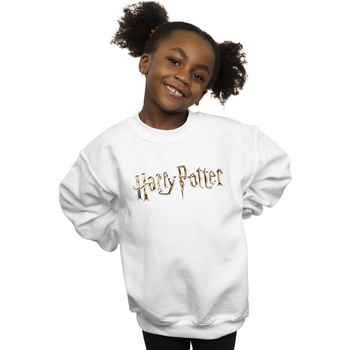 Vêtements Fille Sweats Harry Potter Full Colour Logo Blanc