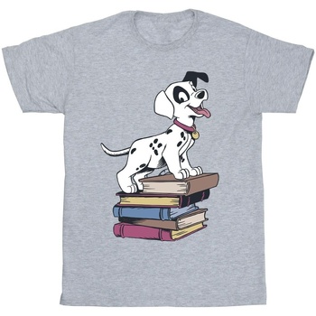 Vêtements Fille T-shirts manches longues Disney 101 Dalmatians Books Gris