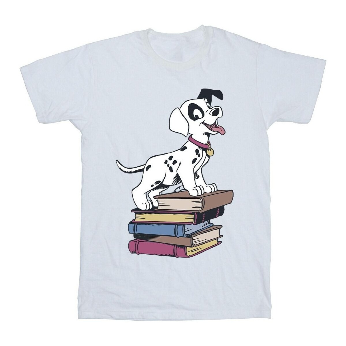Vêtements Fille T-shirts manches longues Disney 101 Dalmatians Books Blanc