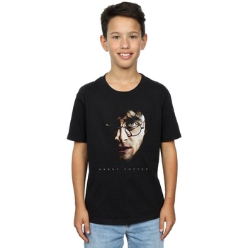 Vêtements Garçon T-shirts manches courtes Harry Potter Dark Portrait Noir