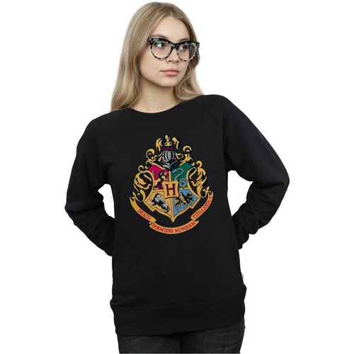 Vêtements Femme Sweats Harry Potter Hogwarts Crest Gold Ink Noir