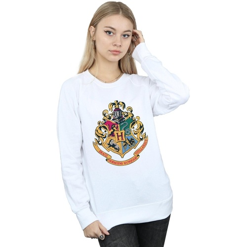 Vêtements Femme Sweats Harry Potter Hogwarts Crest Gold Ink Blanc