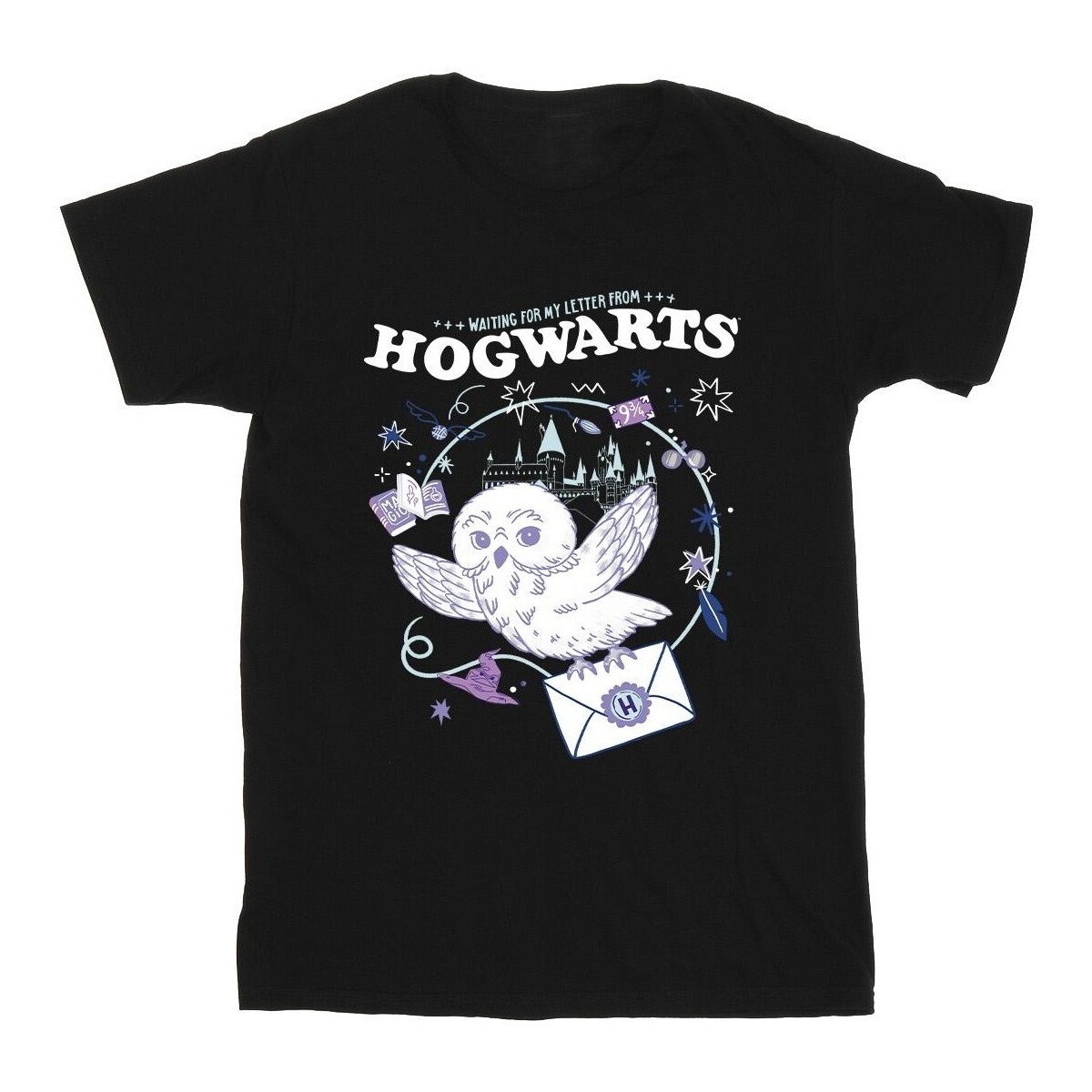 Vêtements Garçon T-shirts ribbed manches courtes Harry Potter  Noir