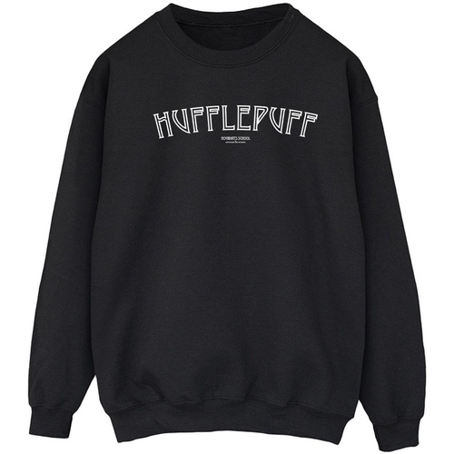 Vêtements Femme Sweats Harry Potter Hufflepuff Logo Noir