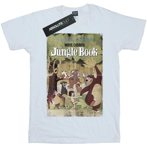 Vêtements Garçon T-shirts manches courtes Disney The Jungle Book Retro Poster Blanc