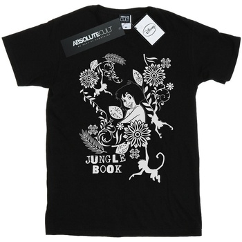 Vêtements Garçon T-shirts manches courtes Disney The Jugle Book Mowgli Tale Noir