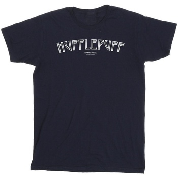 Vêtements Fille T-shirts manches longues Harry Potter Hufflepuff Logo Bleu