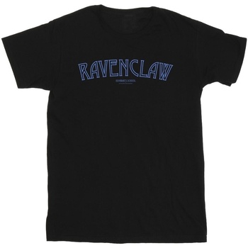 Vêtements Fille T-shirts Shorts manches longues Harry Potter Ravenclaw Logo Noir