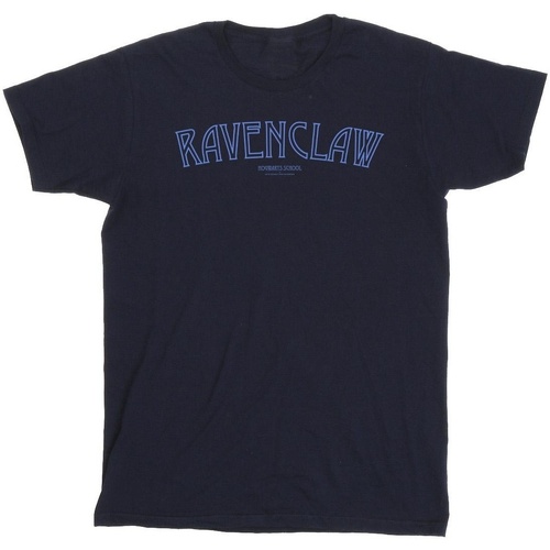 Vêtements Fille T-shirts Shorts manches longues Harry Potter Ravenclaw Logo Bleu