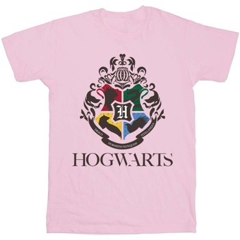 Vêtements Fille T-shirts Shorts manches longues Harry Potter Hogwarts Crest Rouge
