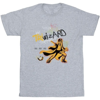 Vêtements Fille T-shirts Shorts manches longues Harry Potter Triwizard Poster Gris