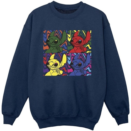Vêtements Garçon Sweats Disney Lilo & Stitch Pop Art Bleu
