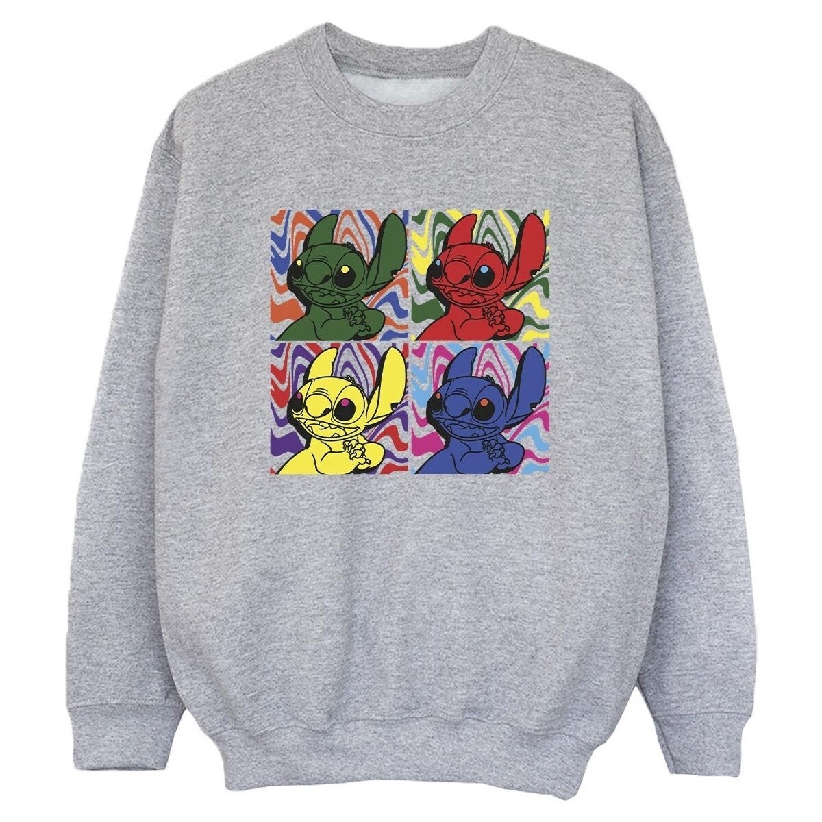 Vêtements Garçon Sweats Disney Lilo & Stitch Pop Art Gris