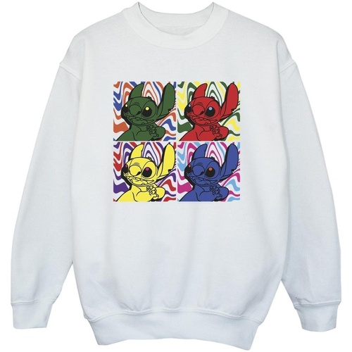 Vêtements Garçon Sweats Disney Lilo & Stitch Pop Art Blanc
