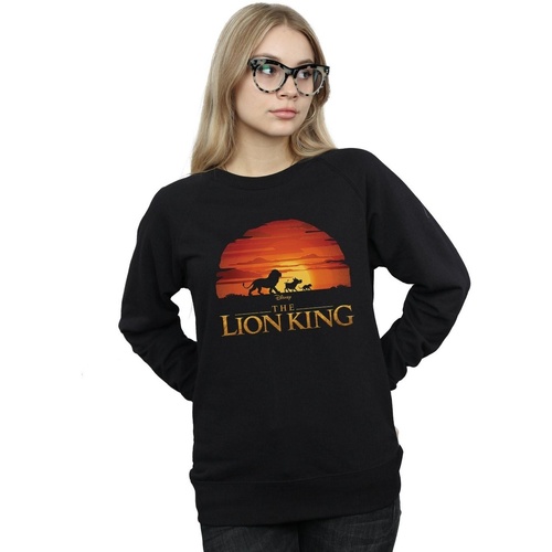Vêtements Femme Sweats Disney The Lion King Movie Sunset Logo Noir