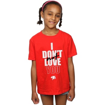 Vêtements Fille T-shirts manches longues Disney High School Musical The Musical Not Love You Rouge
